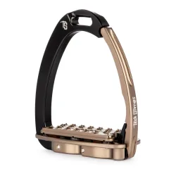 Tech Stirrups Sicherheitssteigbügel Venice Sloped Evo - Schwarz/Braun -  Grösse: One Size, Farbe: Schwarz/Braun