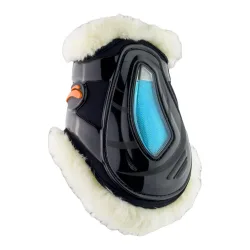 eQuick Streichkappen eAIRSHOCK ELASTIC FLUFFY - Schwarz -  Grösse: S, Farbe: Schwarz