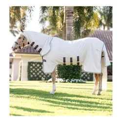 Horseware Fliegendecke Amigo Ripstop Pony Hoody - Silver/Lime, Navy, Pink & Blue -  Grösse: 115 cm
