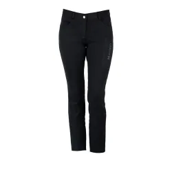 Marengo Jodhpur-Reithose Cotton Comfort Vollbesatz Black