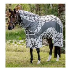 Horseware Fliegendecke Amigo CamoFly Plus - CamoFly Print /Grey -  Grösse: 130 cm