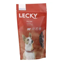 LECKY Mini Flips Rinderlunge - Natur -  Grösse: 90 g