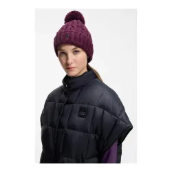 BOSS Equestrian, BOSS Equestrian Bella Beanie Bobble Deep Purple