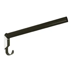 Kerbl Sattelhalter Stange klappbar - Schwarz -