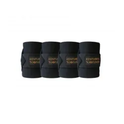 Kentucky Repellent Stall- und Transport-Bandagen (4er-Set) - Schwarz -  Farbe: Schwarz, Grösse Beinschutz: WB