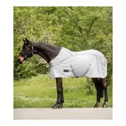 Waldhausen Regen-Fliegendecke Protect - Silbergrau -  Farbe: Silbergrau, Grösse Pferdedecken: 125 cm