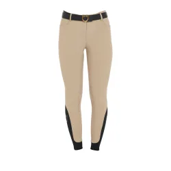 Equestro Reithose Zenda Kniebesatz Damen - Incense -  Kleidergrösse Damen DE/IT: DE: 38 / IT: 44, Farbe: Incense