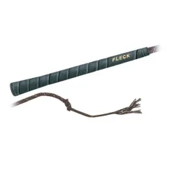 Dressurgerte Superflex/ Nylongespinst, hoch flexibel mit Fleck-Griff Schwarz