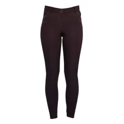 HKM Reithose Rosegold Glamour Style Silikon-Vollbesatz - Braun/Roségold -  Grösse: 40