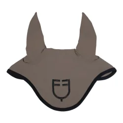 Equestro Ohrengarn Black Line Logo - Walnuss -  Grösse: Full, Farbe: Walnuss