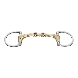 Sprenger Dynamic RS Olivenkopfgebiss mit D-förmigem Ring 16 mm doppelt gebrochen Gebisslängegrösse: 14.5 cm