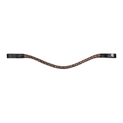 Stirnband Boost X-Line - Schwarz/Roségold -  Grösse: Pony, Farbe: Schwarz/Roségold