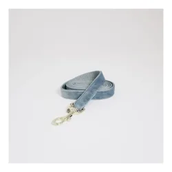 Kentucky Dogwear Hundeleine Velvet - light blue Farbe: Light Blue, Länge: 120 cm