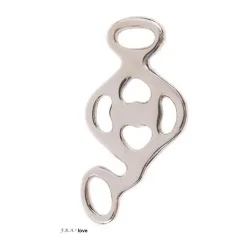 F.R.A Hackamore-Anzüge - Love -  Länge: 10.5cm, Farbe: Love