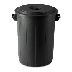 Kerbl Futtertonne - schwarz