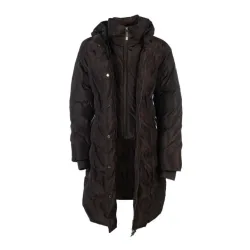 HKM Steppmantel Livigno - Dunkelbraun -  Grösse Jacke: L
