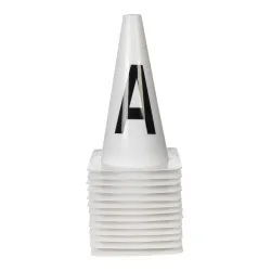 HKM Bahnpylonen Dressur Hobby Horsing - Weiss -