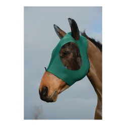 Weatherbeeta Fliegenmaske stretch - Tannengrün -  Grösse Pferd: Pony, Farbe: Tannengrün