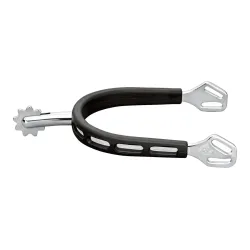 Sprenger Sporen ULTRA fit Extra Grip - Edelstahl rostfrei, 40 mm abgerundet mit Sonnenrad