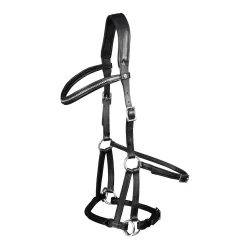 Zaum Gebisslos Supersoft Nuova X-Line - Schwarz -  Grösse Pferd: Pony