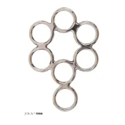 F.R.A Hackamore-Anzüge - Rose -  Länge: 14cm, Farbe: Rose