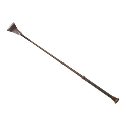 Fleck Springgerte/ Nylongespinst fein mit Wickelgriff - braun
