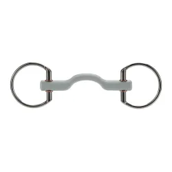 Beris Gebisse Olivenkopfgebiss mit Zungenbogenstange soft - Grau/Silber -  Gebisslängegrösse: 14.0 cm