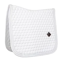 Kentucky Schabracke glitzer band Dressur - Weiss/Weiss -  Grösse: One Size, Farbe: Weiss/Weiss