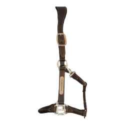 Kentucky Lederhalfter Anatomic (Lederimitat) - braun Grösse Halfter: Full
