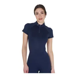 Equestro Poloshirt Training Kurzarm Damen - Navy Blazer -  Farbe: Navy Blazer, Grösse: L