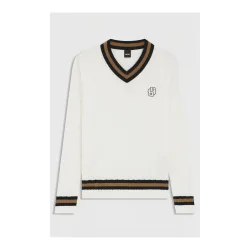 BOSS Equestrian Strickpullover Jan  Cable Herren - Soft Cream -  Grösse: L
