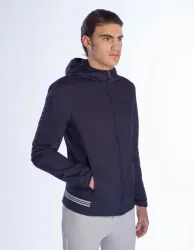 Cavalleria Toscana Reitjacke W/Rib Knit Insert Herren - navy