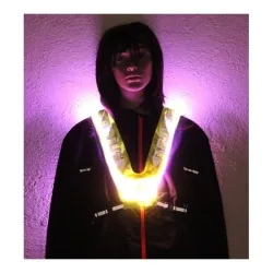 Animal Light LED Leuchtweste Flex - Pink -  Farbe: Pink, Grösse: L