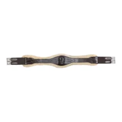 Waldhausen Ledersattelgurt mit ECO Wool - Braun -  Farbe: Braun, Länge: 130 cm
