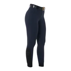 Equestro Reithose Highwaist Vollbesatz Girls - Navy Blazer -  Farbe: Navy Blazer, Kleidergrössen Teenager: 164