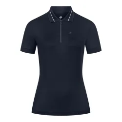 Elt Funktions-Poloshirt Prag - Tiefblau -  Farbe: Tiefblau, Grösse Bekleidung Damen: M