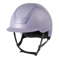 KASK Reithelm Nemesi Shine - schwarzer Kinnriemen Cloud Lilac