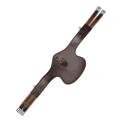 Waldhausen Sattelgurt mit Bauchlatz - Braun -  Farbe: Braun, Länge: 135 cm