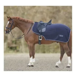 Waldhausen Fleece-Ausreitdecke Economic - marine Grösse Pferdedecken: Pony (125 cm)