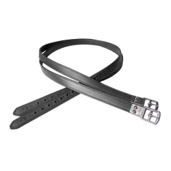 Dy'on Premium Soft Leder Steigbügelriemen - Schwarz -  Farbe: Schwarz, Grösse: 135