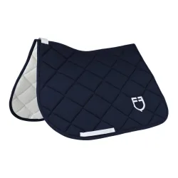 Equestro Springschabracke GP ohne Umrandung - Navy/Weiss -  Grösse Schabracken: Full, Farbe: Navy/Weiss