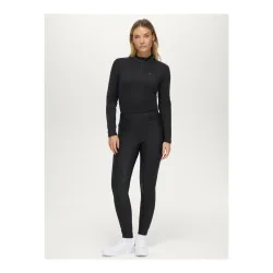 Tommy Hilfiger Equestrian Winterreithose Highland Vollgrip Strass Damen Black