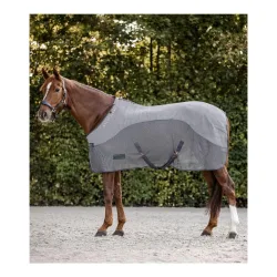 Waldhausen Fleece/Fliegendecke Comfort - Grau -  Farbe: Grau, Grösse Pferdedecke: 125 cm