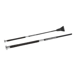 Fleck Springgerte Carbon Premium/ Ledergriff Schwarz