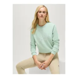 Tommy Hilfiger Equestrian Strass-Sweatshirt Belair Damen - Belair Mint -  Farbe: Belair Mint, Grösse: M