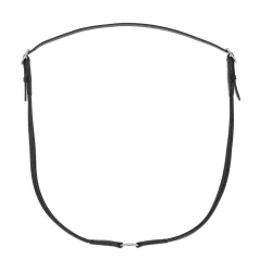QHP Halsseil Leder Liberta - Schwarz -  Grösse: Cob