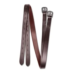 Star Steigbügelriemen Leder 2.2 cm - Braun -  Farbe: Braun, Länge: 140 cm