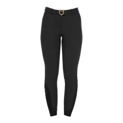 Equestro Reithose Zenda Kniebesatz Girls - Schwarz -  Farbe: Schwarz, Kleidergrössen Teenager: 156