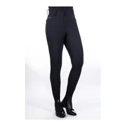 HKM Heizreithose Keep Warm Style Silikonbesatz Schwarz