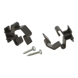 AKO T-Pfosten Universalclip Set - Schwarz -